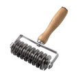 thumbnail image 5 of Pastry Lattice Roller Dough Wheel Cutter Baking Tool with Stainless Steel Blade for Pies Pizza Cakes and Bread, 5 of 9