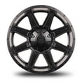 thumbnail image 2 of 20x9 Mudder Trucker MT404 Deviant Black 5x127 5x5 5x135 ET12 Wheel Rim, 2 of 7
