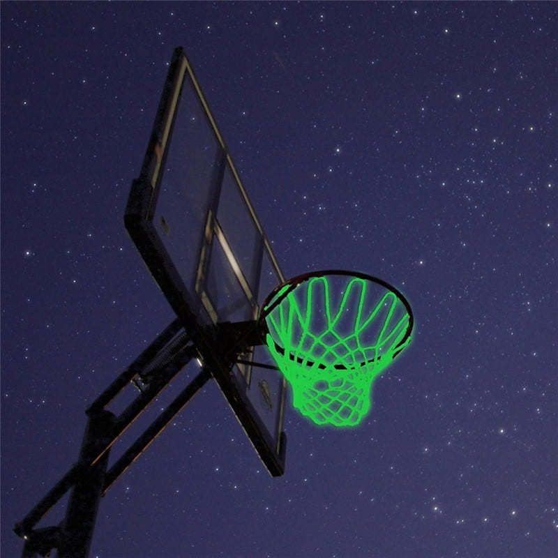 Nightlight Basketball Net Luminous Outdoor Portable Sun Powered SportsLight Up Basketball Net