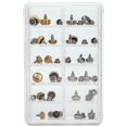 thumbnail image 1 of 40 Uds reloj coronas reloj reemplazo impermeable herramientas de reparación surtidas con caja, 1 of 5