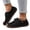 Black, variant on YOUYEDIAN Loafers for Women Versatile Slip On Square Toe Fashion Lace-up Comfy Flats Casual Outdoor Soft Walking Shoes