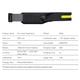 thumbnail image 1 of Faro de inducción Led Cob, faro de montar, batería de litio integrada de 1200mah, recargable, portátil, 5 modos, linterna de cabeza de advertencia ShuxiuWang  8390606545961, 1 of 1