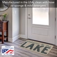thumbnail image 2 of CounterArt "Lakeside Days" Indoor/Outdoor Linen Look Welcome Mat, 2 of 6