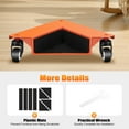 thumbnail image 5 of 4Pcs 1409 lbs Load Furniture Dolly Desk Cabinet Corner Mover Moving Carrier Roller, 5 of 10