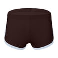 thumbnail image 2 of Shorts Men 5 Inch Sheer Casual Quick Dry Shorts Breathable See Through Lightweight Relaxed Summer Shorts Brown XL, 2 of 4