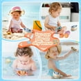 thumbnail image 6 of AMCHSURI Mold Free Bath Toys for Toddlers, 6PCS Multicolor Animal Rubber and 5 Boats Floating Toys, 6 of 7