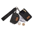 thumbnail image 3 of Wrangler Women's Western Dual Pouch Keychain Wristlet Wallet Embroidered Boot Scroll Design with Zipper Card Holder, Black, 3 of 7