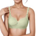 thumbnail image 4 of Sngxgn Women's No Side Effects Underarm and Back-Smoothing Comfort Wireless Lightly Lined T-Shirt Bra(Green,38), 4 of 4