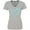 AC-Heather Grey, variant on Inktastic Paw Print Heart Women's V-Neck T-Shirt