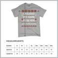 thumbnail image 5 of Tee Hunt I Paused My Game to Be Here Funny Gamer Christmas T-Shirt Ugly Sweater Theme Xmas Party Party Gaming Nerd Men's Tee, Gray, XX-Large, 5 of 5