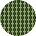thumbnail image 1 of Ahgly Company Machine Washable Indoor Round Transitional Dark Forest Green Area Rugs, 8' Round, 1 of 7