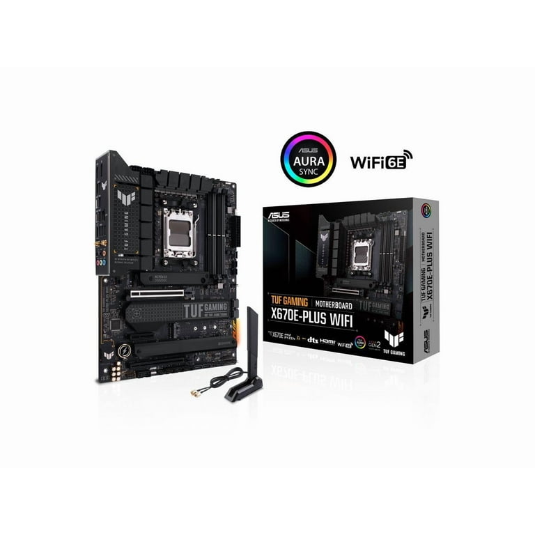 ASUS TUF GAMING X670E-PLUS WIFI 6E Socket AM5 (LGA 1718 ASUS TUF GAMING X670E-PLUS WIFI 6E Socket AM5 (LGA 1718