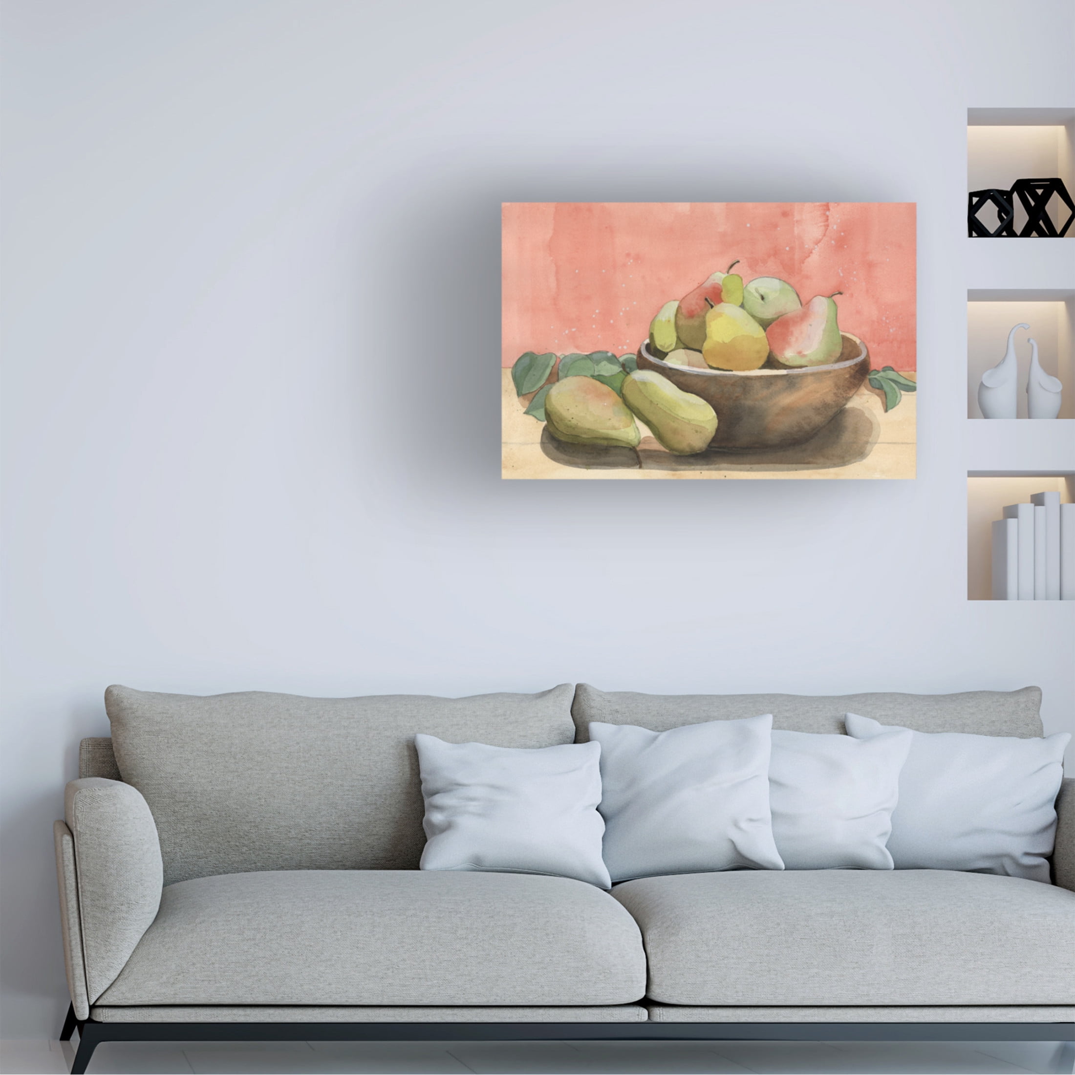 Trademark Fine Art Alicia Longley Summer Harvest Bowl II Canvas Wall Art