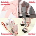 thumbnail image 3 of Small Dog Raincoat with Rain Shoes Set,Full-Coverage Waterproof with Backbag,Reflective Dog Raincoat Rain Boots, 3 of 5