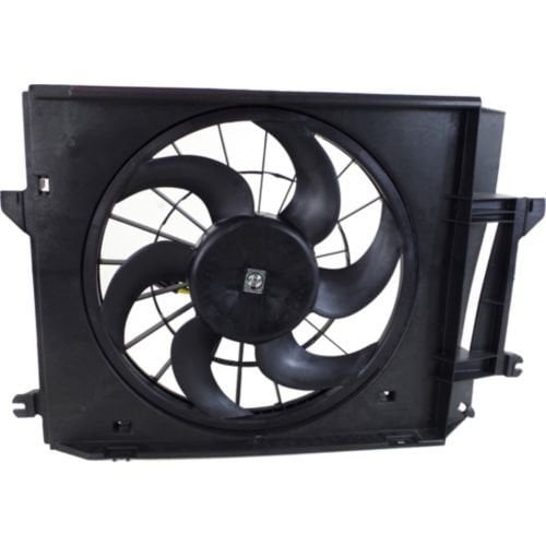 Dual Radiator and Condenser Fan Assembly Cooling Direct For/Fit NI3115120 99-02 Nissan Quest 
