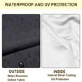 thumbnail image 4 of Round Grill Cover Smoker Cover, Kettle Grill Cover, BBQ Barbecue Cover, Dome Smoker Cover, Bullet Smoker Cover, Barrel Cover Fire Pit Cover，23"x30.3", 4 of 8