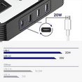 thumbnail image 3 of 200W Car Power Inverter, DC 12V to 110V AC Car Plug Adapter Socket with USB Fast Charger 2.4A USB/Laptop Car Charger, 3 of 6