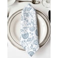 thumbnail image 2 of nqOlkjepod Light Blue Farmhouse Cloth Napkins Set of 6 Reusable Dinner Napkins, Retro Botanical Plant Fruit Leaf Cocktail Napkin Washable Table Napkins for Wedding/Holiday Party/Baby Shower 20"x20", 2 of 8