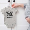 thumbnail image 6 of Funny Don't Mess with Me Daddy Hunts Bodysuit Jumper Girls Infant Baby Brisco Brands NB, 6 of 6