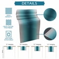 thumbnail image 6 of Turquoise Grey Ombre Table Runner 72 Inches, Farmhouse Gradient Minimalist Bed Runner Dresser Scarves Tabletop for Indoor Outdoor Parties/Ceremony/Banquet, 18" x 72", 6 of 8