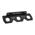 thumbnail image 3 of S SERENABLE Battery Holder Rack Easy Installation Organizer for Garage Office Work Truck 3 Slots, 3 of 7