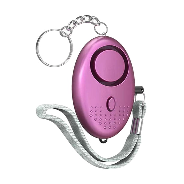 Llavero de Personal de Sonido Seguro con 130DB Mujeres Niños , Púrpura
