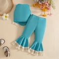 thumbnail image 5 of Ahabrexf Baby Girl Summer Outfit 1 Shoulder Strap Sleeveless Top and Pants 2-Pc Set for 0-3 Years Old, 5 of 9