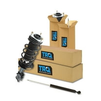TRQ Front and Rear Complete Strut Assembly & Shock Absorber Kit Complete Strut & Coil Spring Assembly Fits Select 2014-2019 Ford Fiesta