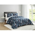 thumbnail image 2 of Wilson Brushstroke 5 Piece Bed in a Bag Twin, Blue, 2 of 8