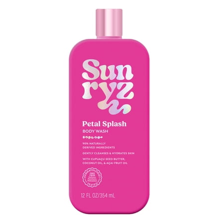 Sunryz Petal Splash Body Wash, 12 fl.oz.