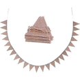 thumbnail image 3 of Vintage Pennant Chain 2 Pcs Banner ,26 Pcs Triangular Flags, 3 of 5