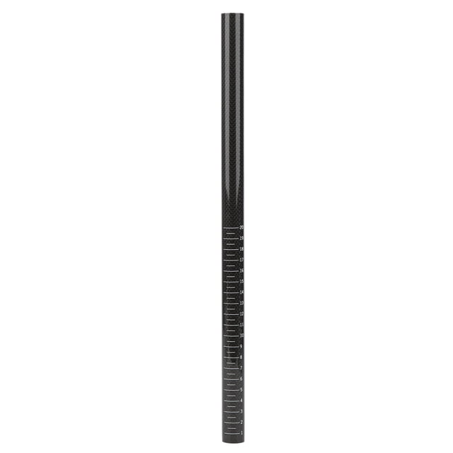 Tija de sillín de fibra de carbono de alto rendimiento, plegable, ideal para bicicletas de carretera y de montaña, de 22,2 mm x 400 mm