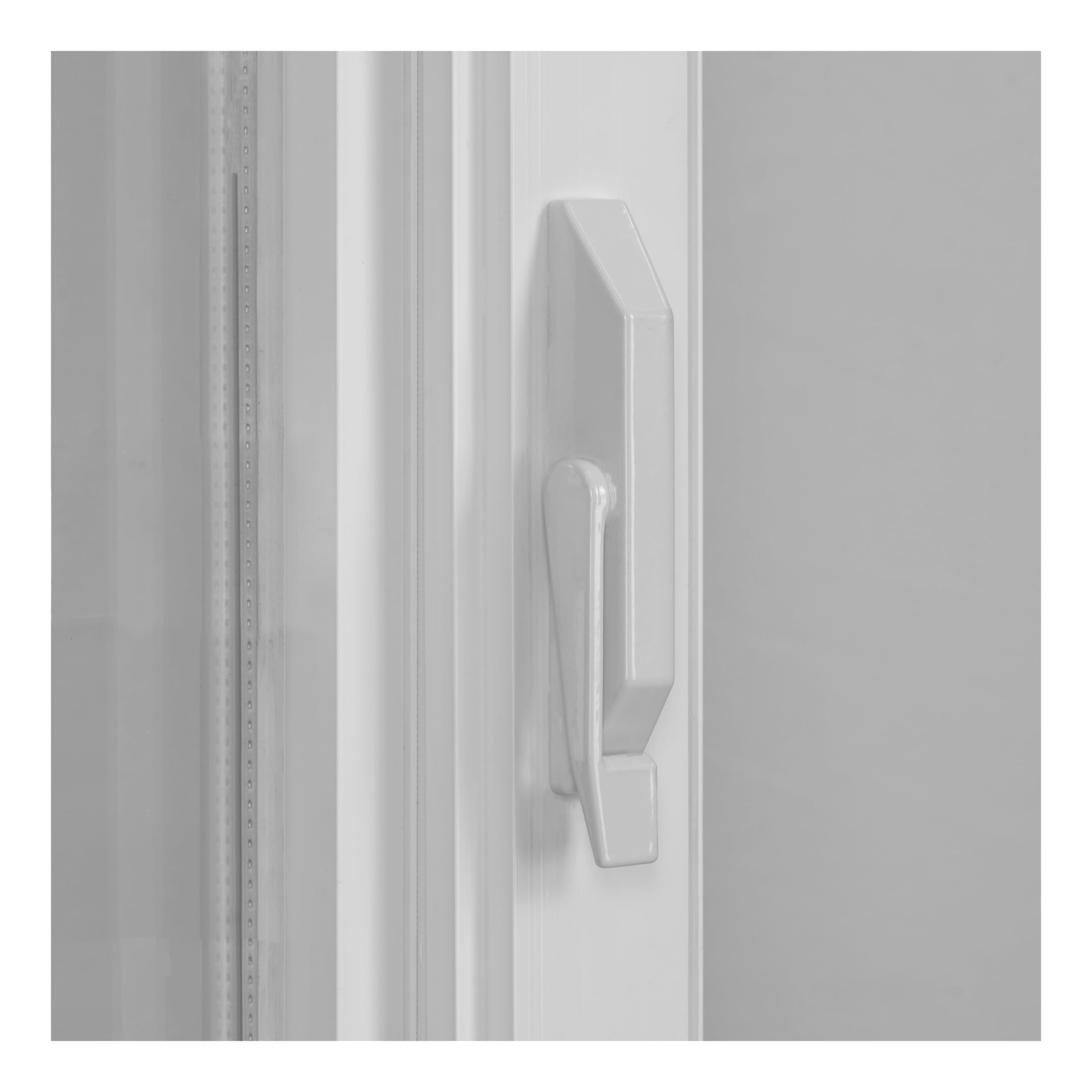 24 in. x 48 in. White Vinyl Double-Pane Insulated Left-Hand Casement Window with Screen