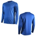thumbnail image 6 of Avirosel Men's Lightweight Quick Dry Mesh Shirts Casual Long Sleeve Workout Athletic Tops for Gym Running Blue, 6 of 9