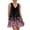 Black, variant on WTOBBY Women's Spring Summer Floral Print Casual Dress V-Neck Sleeveless with Button Front for Outdoor Activities and Park Visits,BlackM