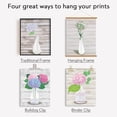 thumbnail image 7 of Blossom Hydrangea Floral Canvas Wall Art Pictures Flower Canvas Prints 6 Piece Unframed Rustic Home Decor Artwork for Office Bedroom Living Room DIY, 7 of 7