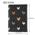 thumbnail image 3 of Rateoe Funny Chicken Pattern Passport Holder Wallet Leather Mulit-purpose Travel Wallet Credit Cards Case ,Passport Cover for Women Men-6.5 in, 3 of 5