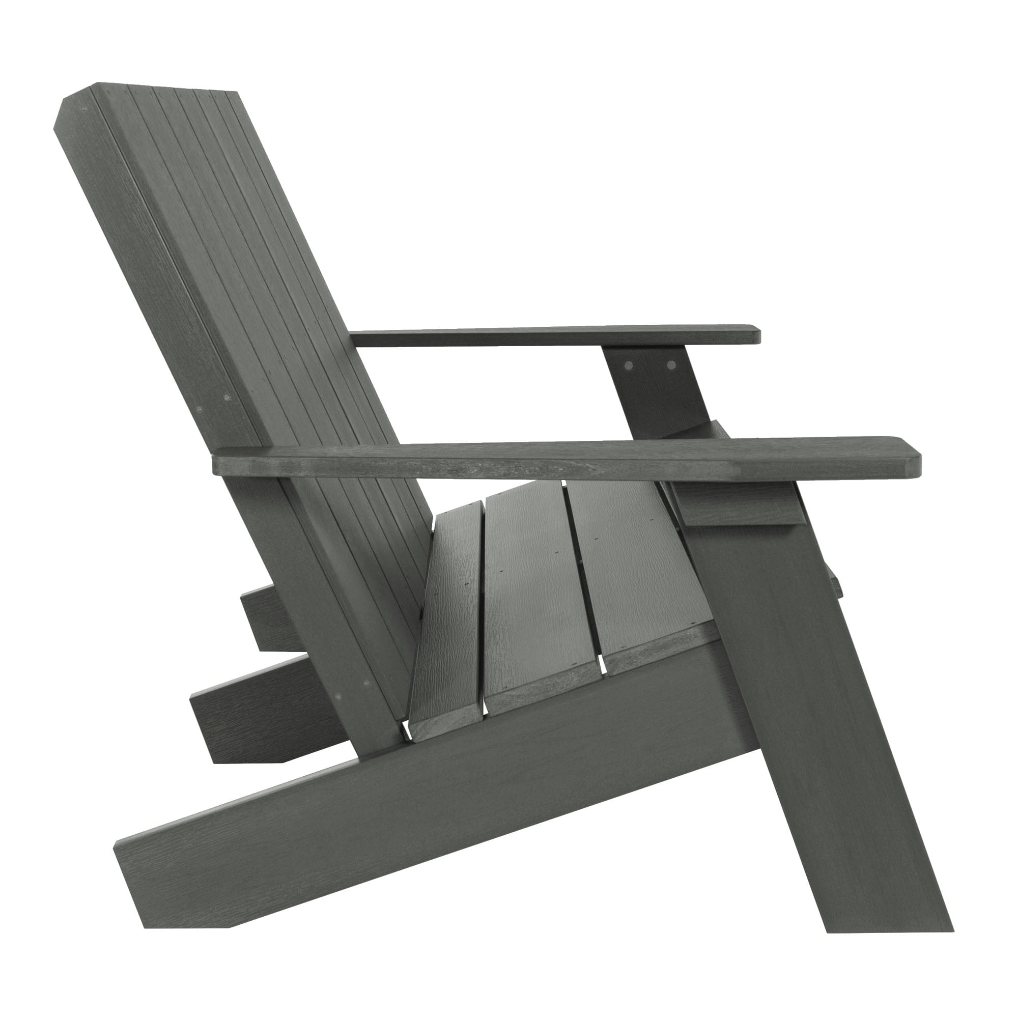 Highwood Double Wide Modern Adirondack Chair - Outdoor, Eco-friendly, Synthetic Wood