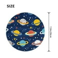 thumbnail image 3 of Disketp Planets and Stars Small Mouse Pad 7.9x7.9 Inches,Washable Round Mousepad for Office Laptop Computer,Non-Slip Rubber Base Mouse Pads for Wireless Mouse, 3 of 8