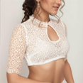 thumbnail image 5 of Xijirk Women Tank Tops Elegant Classical Tube Top Lace Shirt for Halloween Oktoberfest and Regular Base Wrapped Chest Wear,L, 5 of 6