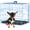 Blue 18", variant on Alpinel | Dog Crate | 24" | Pink | Foldable Metal Kennel with Double Doors | Secure Slide-Bolt Latches, Leakproof Tray | Portable Dog Cage for Small Breeds | for Travel, Indoor & Outdoor Use