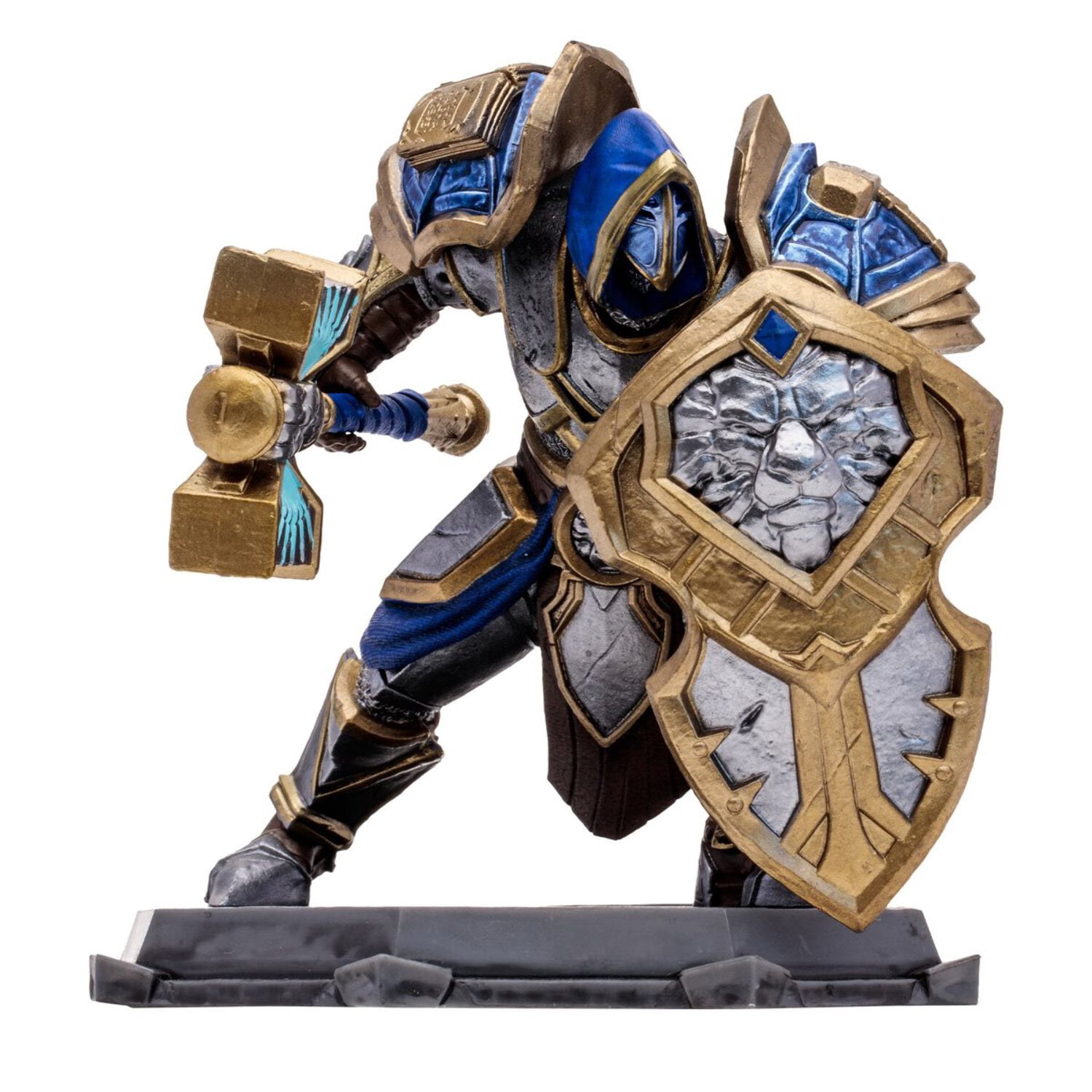 WoW Wave 1 Human Paladin Warrior 1:12 Scale Posed Figure