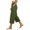 Army Green women wide leg capri pants a1, variant on Women's Wide Leg Capri Pants Elastic Waist Loose Solid Casual Palazzo Trousers with Pockets Summer Travel Lounge Work Outfits, Navy 2XL