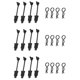 thumbnail image 1 of 16 Piezas Clips de Cuerpo de Goma Carcasa de Retención Bloqueo de Hebilla Fija AR390178 para 1/7 1/8 ARRMA Mojave Limitless Kraton RC Coche, 1 of 9