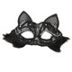 thumbnail image 1 of Máscara facial de cosplay para mujer, con venda para los ojos, accesorio de disfraz de animal, de encaje negro con pelo, 1 of 9