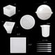 thumbnail image 2 of Moldes de resina de silicona 5 piezas de moldes de fundición de resina, incluidos esféricos, cúbicos, piramidales, cuadrados, redondos, etc. Xemadio HMHZ1316, 2 of 6