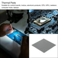 thumbnail image 5 of 2 Pack Thermal Pad  4.0W/m.K Insulated Silicone Cooling Pads 120x120x1mm for Laptop Computer Radiator, Grey, 5 of 6