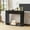Printing line-Black, variant on Wirrytor 43-Inch Square Black Console Table for Entryway, Sofa Tables for Living Room, Behind The Couch Table for Living Room, Entryway Table for Entrance, Hallway Table
