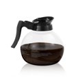 thumbnail image 1 of Decantador para cafetera SYBO, 12 tazas, vidrio comercial, negro, 1 of 5