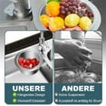 thumbnail image 5 of Stainless Steel Swan Sink Strainer Basket Multi-Functional Tap Hanging Filter Basket Corner Sink Organizer Kitchen Dish Drying Rack Sturdy Rust-Proof Drainer, 5 of 7
